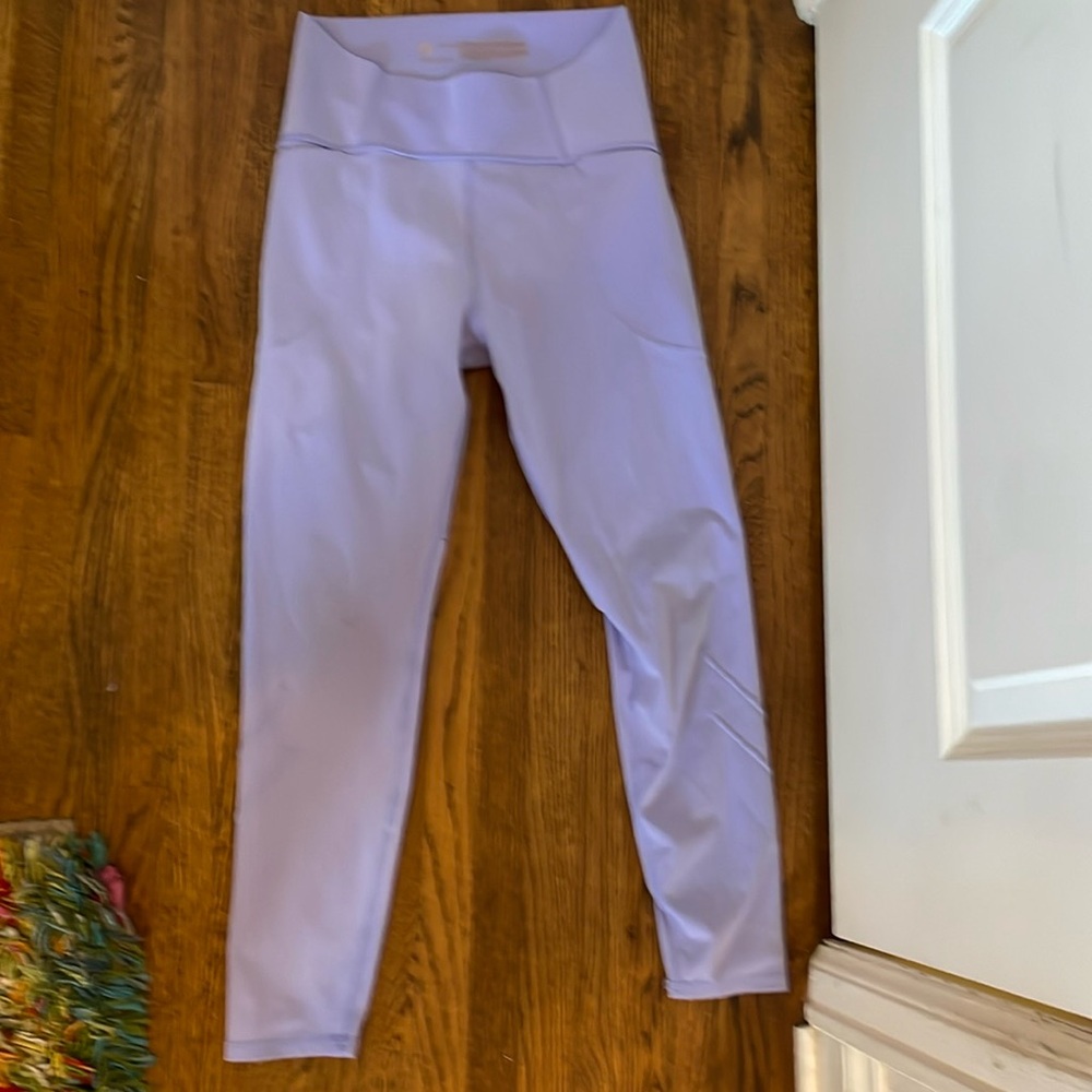 all in motion, purple leggings